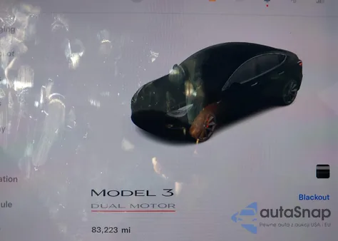 2020 Tesla Model 3 Performance Dual Motor All-Wheel Drive z USA, uszkodzony, nr VIN 5YJ3E1EC3LF641222